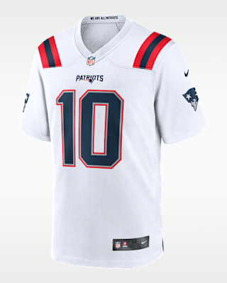 Мужские джерси Drake Maye New England Patriots Nike NFL Game Jersey