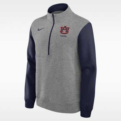 Auburn Club Men's Nike College 1/2-Zip Crew