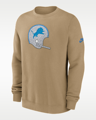 Мужские  Detroit Lions Swing Pass Rewind Club Nike NFL Pullover Crew