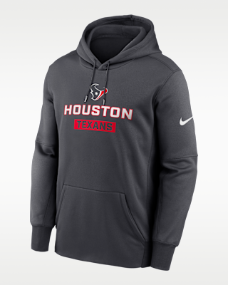 Мужское худи Houston Texans Toss Sweep Men’s Nike Therma NFL Pullover Hoodie