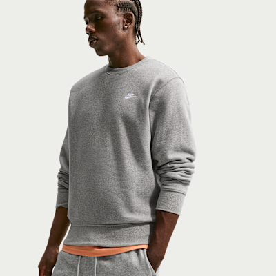 Nike Club Erkek Fleece Crew Üst görsel 3