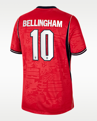 Мужские джерси Jude Bellingham England National Team 2026 Stadium Away Nike Dri-FIT Soccer Jersey