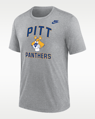 Мужская футболка Pittsburgh Panthers Nike Football Tri-Blend для футбола