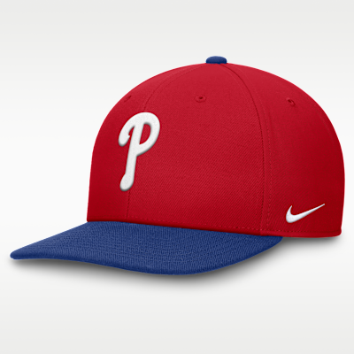 Gorra Nike Dri-FIT de la MLB ajustable para hombre Philadelphia Phillies Pro