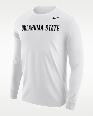 Мужская футболка Oklahoma State Cowboys Nike Football Long-Sleeve для футбола