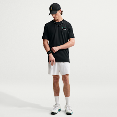 NikeCourt Dri-FIT Erkek Tenis Tişörtü görsel 4