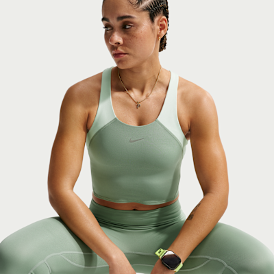 Nike Tempo Orta Destekli Crop Spor Sütyenli Kadın Atleti görsel 3