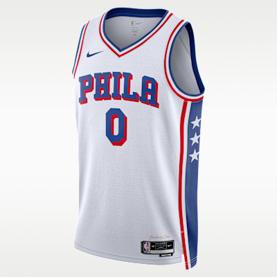 Tyrese Maxey Philadelphia 76ers 2023/24 Association Edition Men's Nike Dri-FIT NBA Swingman Jersey