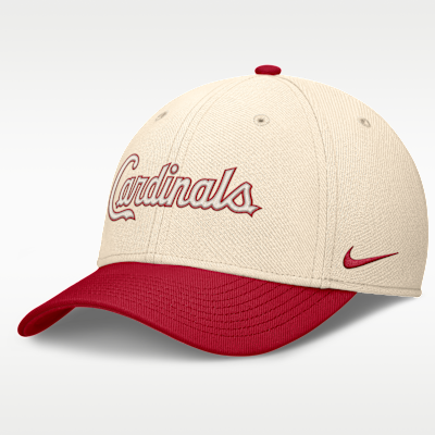 Gorra Nike Dri-FIT de la MLB para hombre St. Louis Cardinals Statement Rise Swoosh
