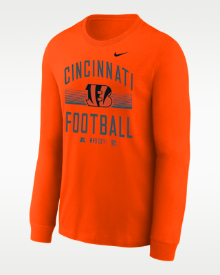Детская футболка Cincinnati Bengals Hometown Big Kids' Nike NFL Long-Sleeve