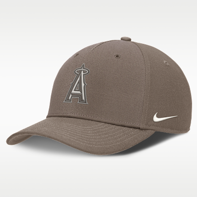 Gorra Nike Dri-FIT de la MLB ajustable para hombre Los Angeles Angels Rise
