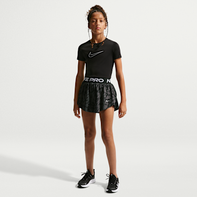 Детские шорты Nike Pro Big Kids' (Girls') 2-in-1 Shorts