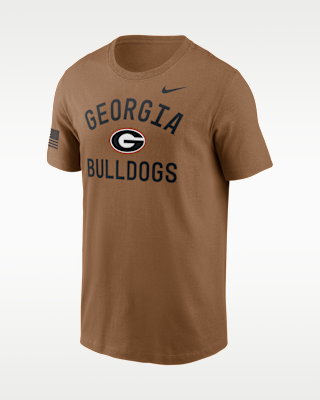 Мужская футболка Georgia Courtside Nike Dri-FIT College