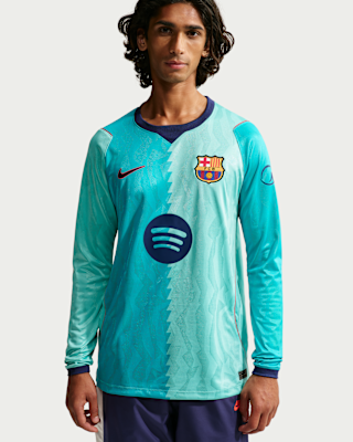 Мужские джерси FC Barcelona 2026/27 Stadium Third Nike Dri-FIT Soccer Long-Sleeve Replica Jersey