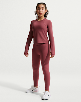 Детские тайтсы Nike MAVN Girls' Dri-FIT High-Rise Leggings