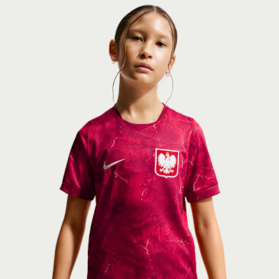 Nike Koszula piłkarska dla dużych dzieci Dri-FIT – replika Polska Stadium 2026 (wersja wyjazdowa)