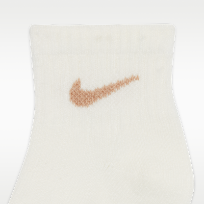 Nike Baby Swoosh Ankle Gripper Socks (3-Pairs)