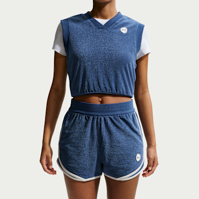 Nike Sportswear Chill Terry Normal Belli Kadın Şortu görsel 2