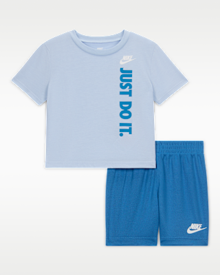 Детская футболка Nike Sportswear Baby "Just Do It" Graphic and Mesh Shorts Set