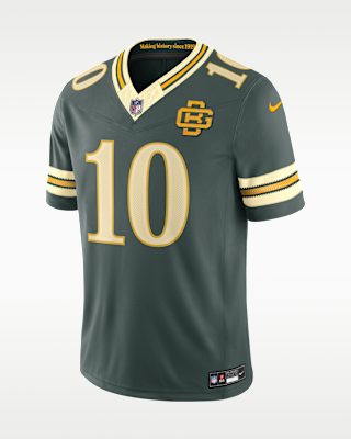 Мужские джерси Jordan Love Green Bay Packers Rivalries Collection Nike Dri-FIT NFL Limited Jersey