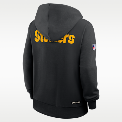 Pittsburgh Steelers Sideline Women's Nike Dri-FIT NFL Pullover Hoodie