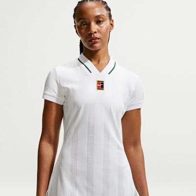NikeCourt Slam Dri-FIT Kadın Tenis Elbisesi görsel 2