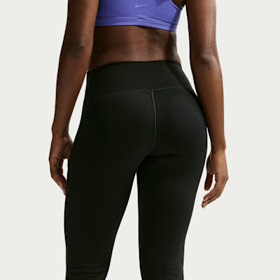 Nike One Yüksek Belli Bol Paçalı Kadın Taytı görsel 3