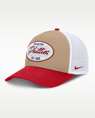 Мужские  Philadelphia Phillies Rise Nike MLB A-Frame Trucker Adjustable Hat