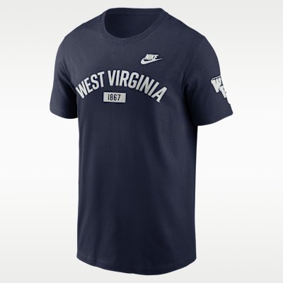 West Virginia Legacy Arch 2-Hit Men's Nike College T-Shirt