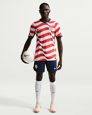 Мужские шорты USMNT 2026 Match Home Nike Aero-FIT Soccer Authentic Shorts