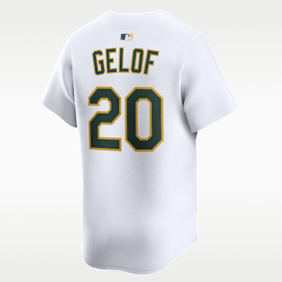 Jersey Nike Dri-FIT ADV de la MLB Limited para hombre Zack Gelof Athletics