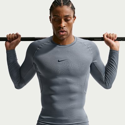 Nike Pro Men's Dri-FIT Tight Long-Sleeve Fitness Top