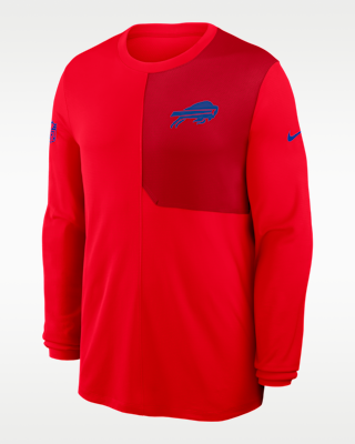 Мужские  Buffalo Bills Sideline Coach Nike Dri-FIT NFL Long-Sleeve Top