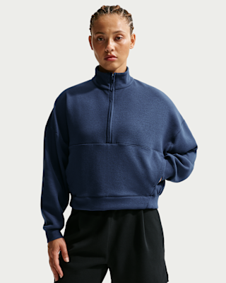 Женские Nike 24.7 ImpossiblySoft Dri-FIT Oversized 1/2-Zip Top