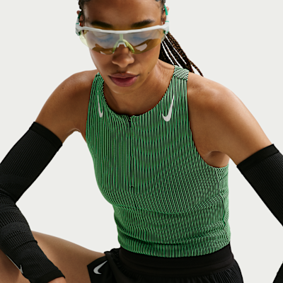 Nike AeroSwift Dri-FIT ADV Cepli Crop Kadın Koşu Atleti görsel 3
