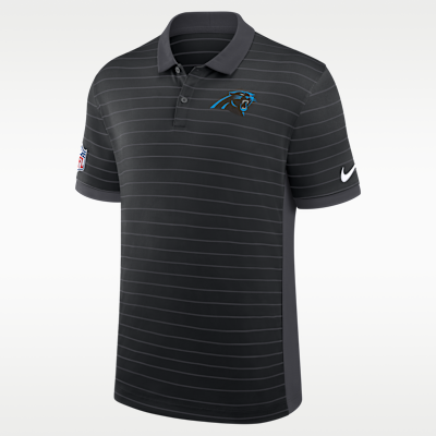 Polo Nike Dri-FIT de la NFL para hombre Carolina Panthers Sideline Victory Stripe
