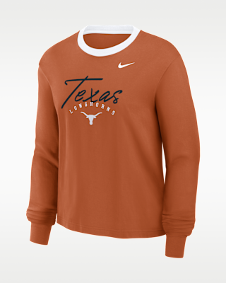 Женская футболка Texas Legacy Nike College Long-Sleeve