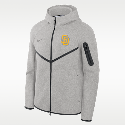 San Diego Padres Tech Fleece Windrunner Men's Nike MLB Full-Zip Hooded Jacket