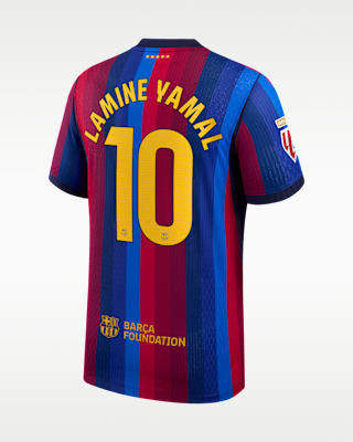 Мужские джерси Lamine Yamal Barcelona 2026/27 Match Home Nike Aero-FIT Soccer Jersey