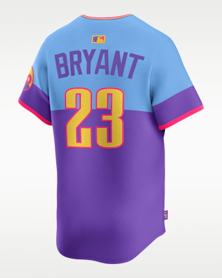 Мужские джерси Kris Bryant Colorado Rockies City Connect Men’s Nike Dri-FIT ADV MLB Limited Jersey