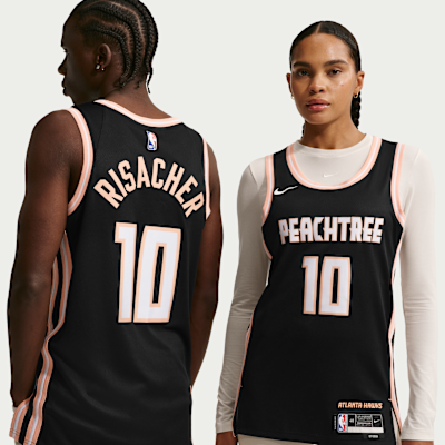 Zaccharie Risacher Atlanta Hawks City Edition Men's Nike NBA Swingman Jersey