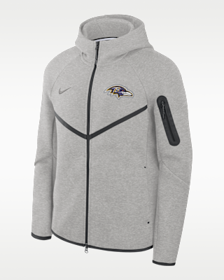 Baltimore Ravens Tech Fleece Windrunner Men's Nike NFL Full-Zip Hooded Jacket