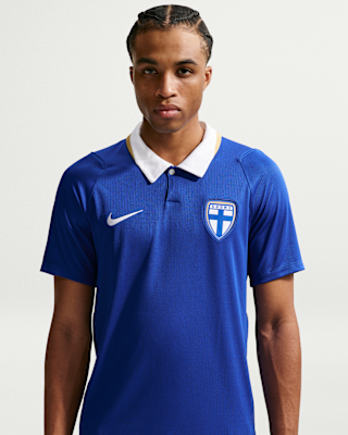 Мужские джерси Finland 2026 Stadium Away Nike Dri-FIT Soccer Replica Jersey