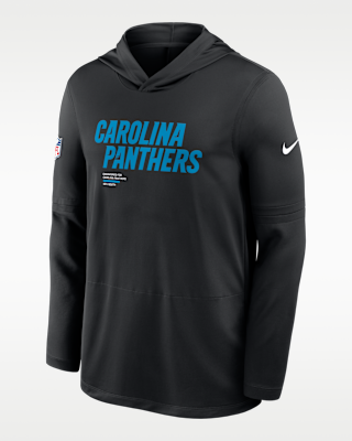 Мужские  Carolina Panthers Pure Fury Sideline Nike Dri-FIT NFL Long-Sleeve Hooded Top