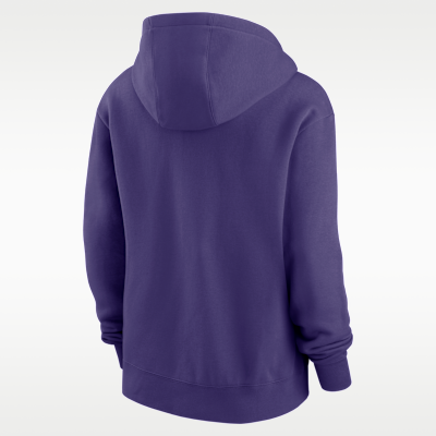 Sudadera con gorro sin cierre Nike de la NFL para mujer Baltimore Ravens Club