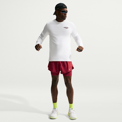 Nike Stride Dri-FIT 13 cm Hibrit Erkek Koşu Şortu