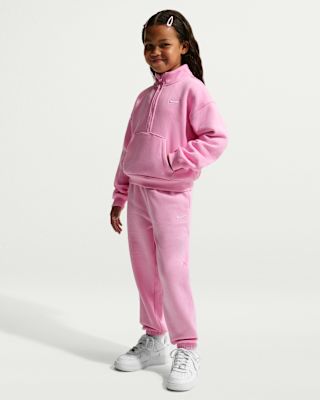Детские Nike Sportswear Little Kids' Studio Fleece Loose Pants