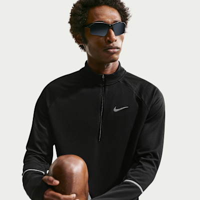 Nike Miler Dri-FIT Yarım Fermuarlı Erkek Koşu Üstü