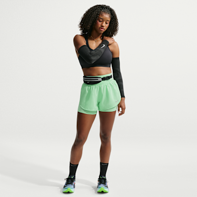 Nike Flow Women's Dri-FIT High-Waisted 2-in-1 Running Shorts