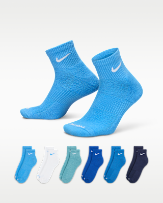 Unisex носки Nike Everyday Plus Cushioned Training Ankle Socks (6 Pairs) для тренировок
